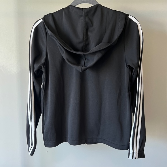 ADIDAS 3-Stripes Full Zip Hooded Jacket - Picture 3 of 16